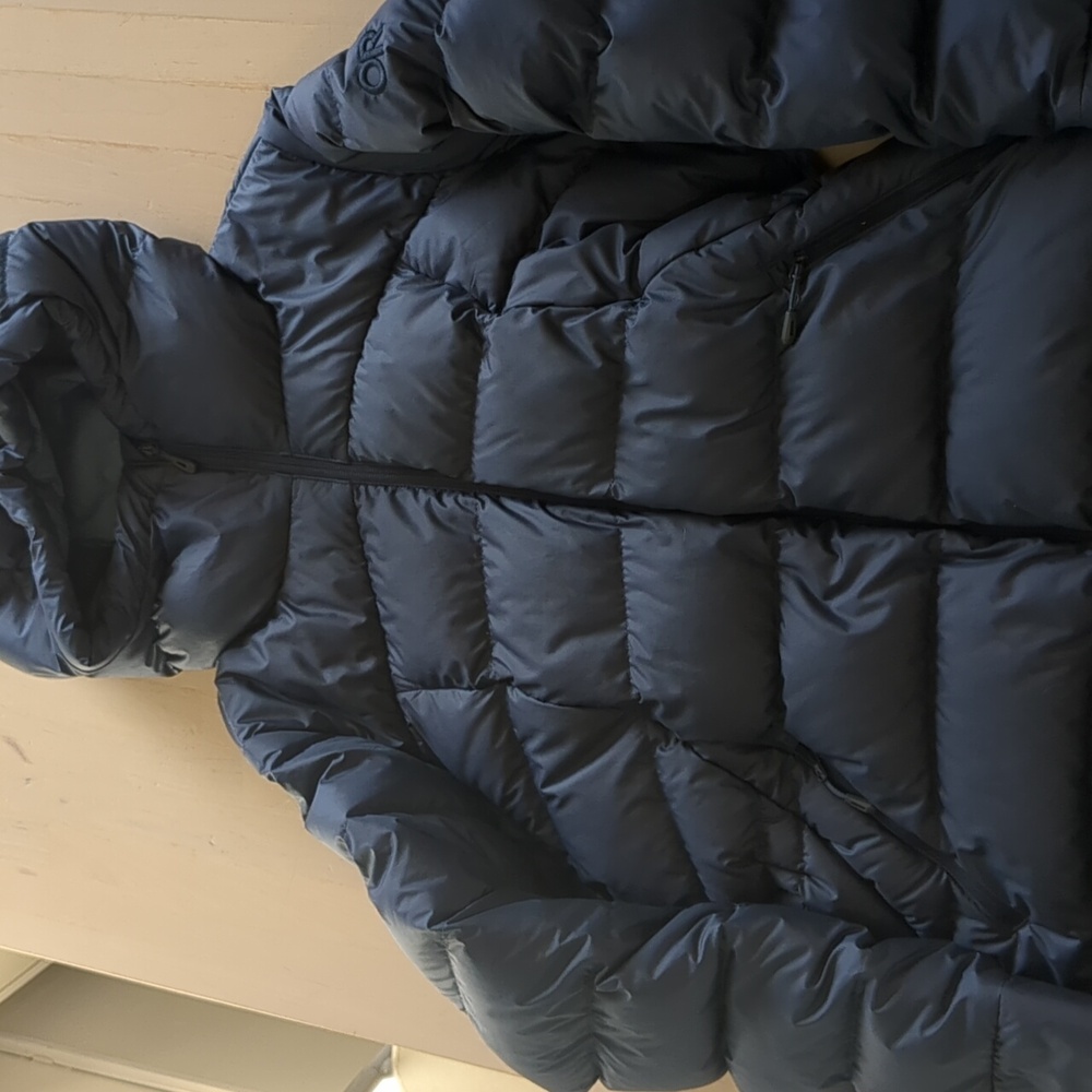 Outdoor Research Down Hoodie "Coldfront" Navy Blue Size XL